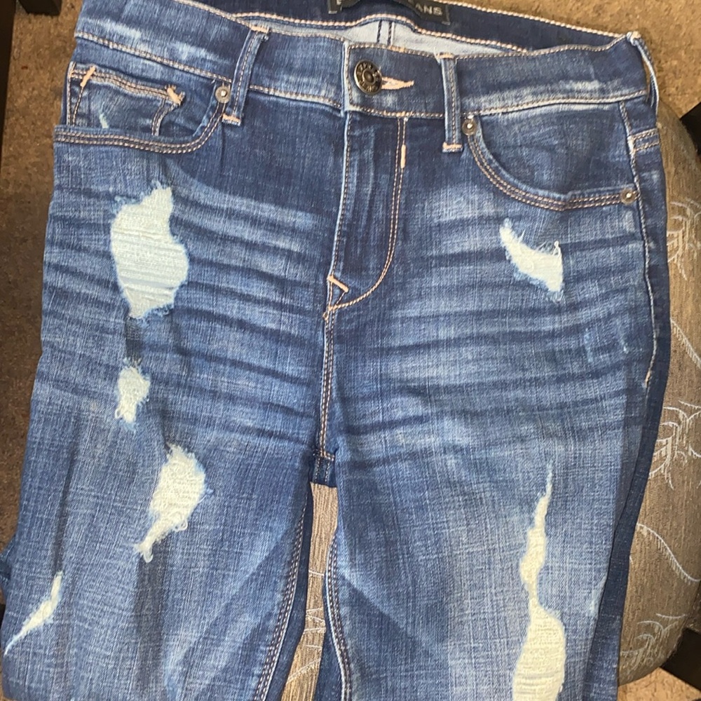 Express Distressed Jeggings